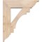 Ekena Millwork Merced Traditional Smooth Bracket w/ Offset Brace, Douglas Fir, 7 1/2"W x 26"D x 30"H BKT0806X26X30MRC01SDF - alternate 4